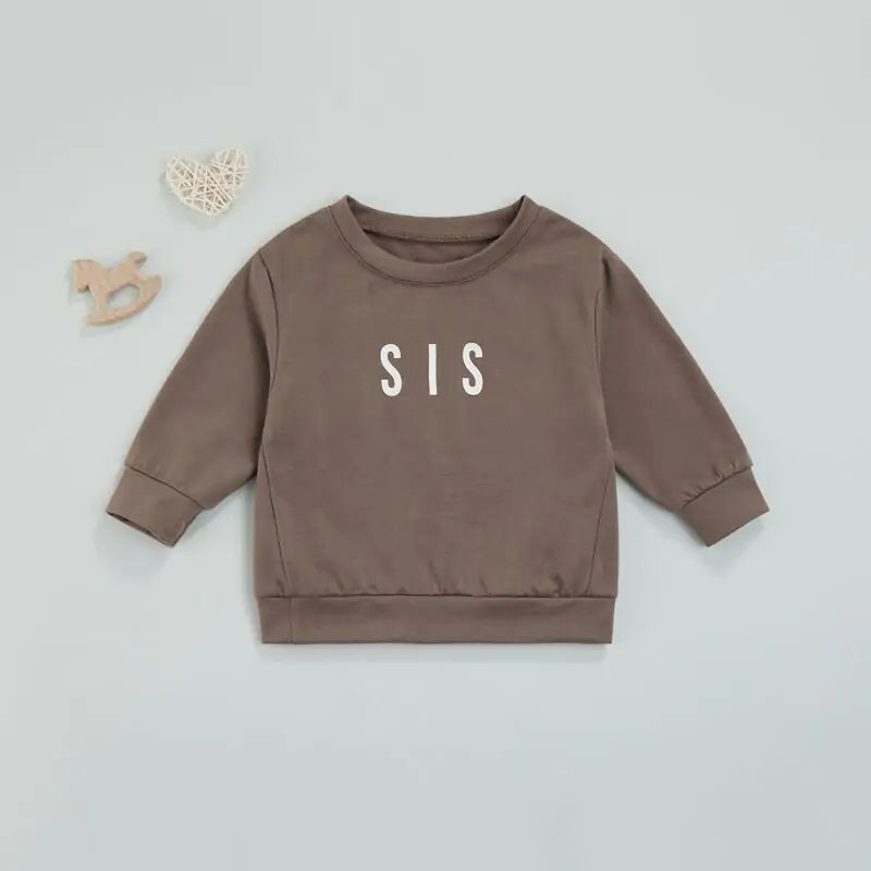 Bubba & Sis Cozy Print Pullover