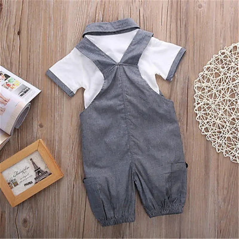 Baby Boy 2 Piece Romper Set