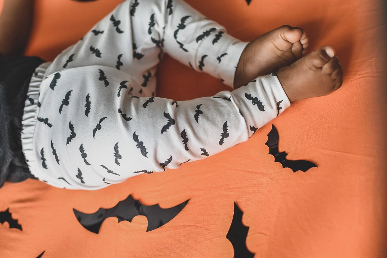 Baby Bats Halloween Slim Jogger Leggings