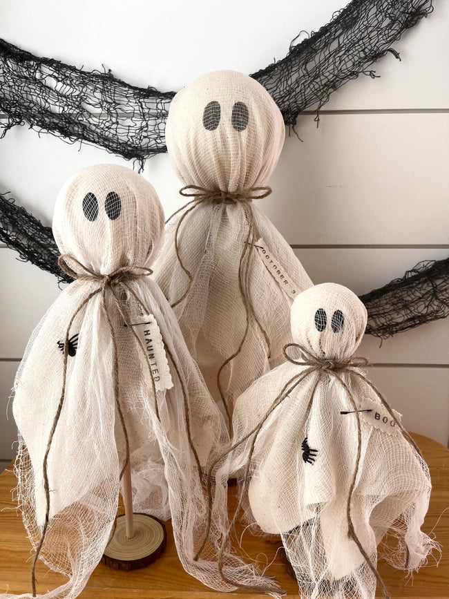 Rustic Halloween Ghost / Home Decor - 3 sizes