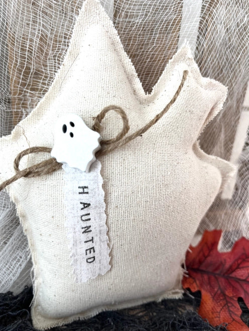 Halloween Haunted House Mini Pillow / Home Decor