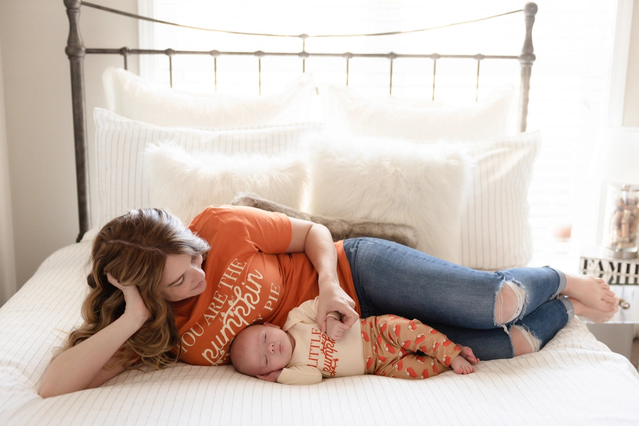 Little Pumpkin Bobysuit / Baby Thaksgiving Onsie