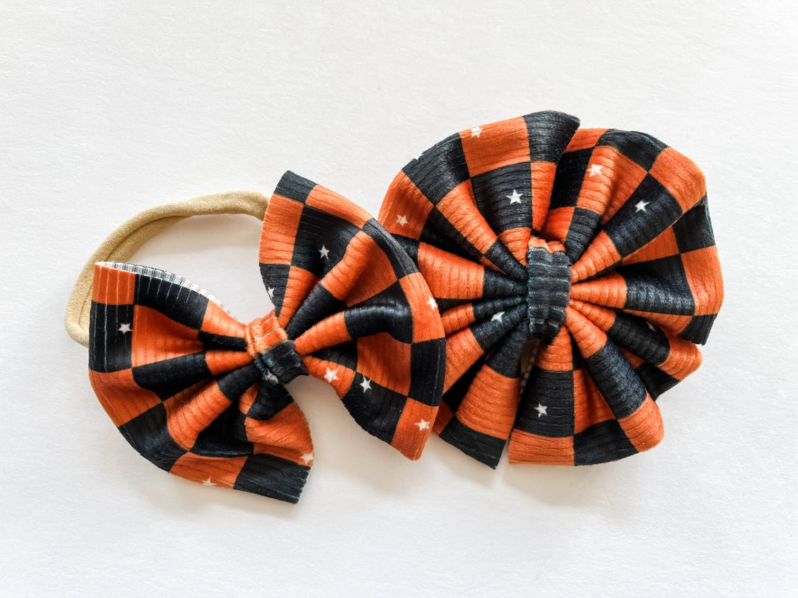 Spooky Season Baby Bow Headbands - NOW AVAILABLE!