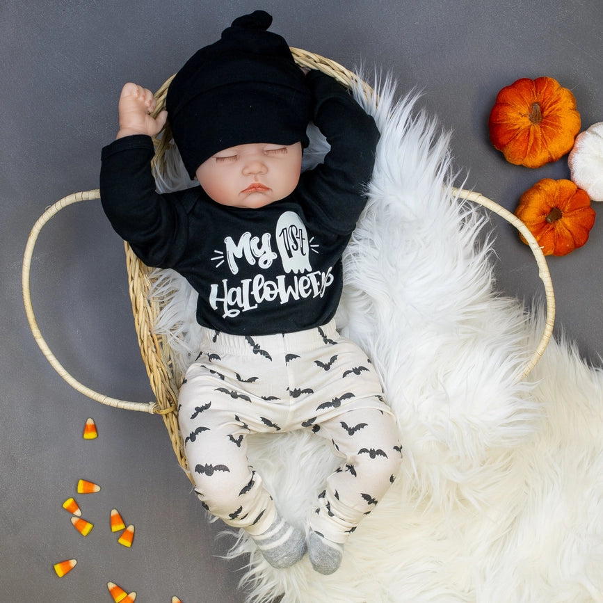 Baby Bats Halloween Slim Jogger Leggings