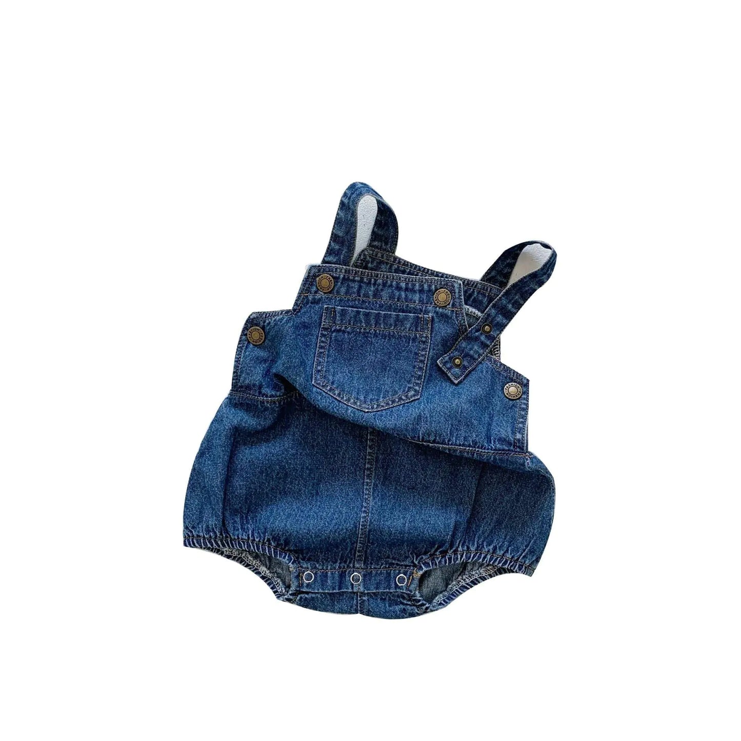 Denim Baby Overall Romper