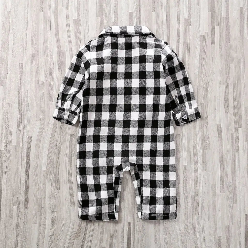 Baby Buffalo Plaid Romper