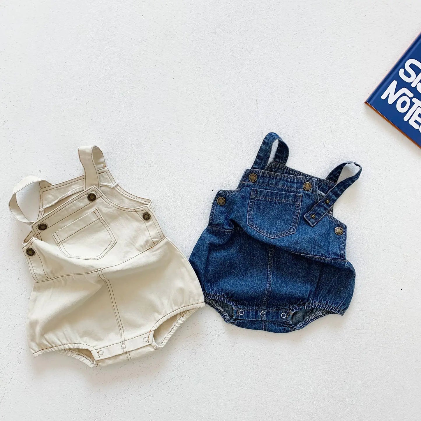 Denim Baby Overall Romper