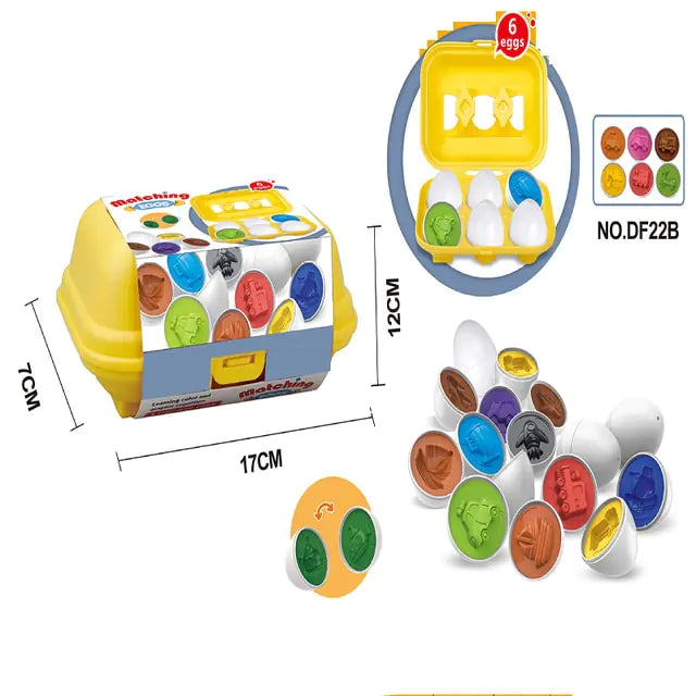 Montessori Egg Shape Matching Play Set