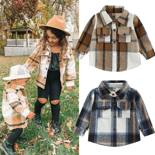 Toddler Classic Plaid Long Sleeve Shirt