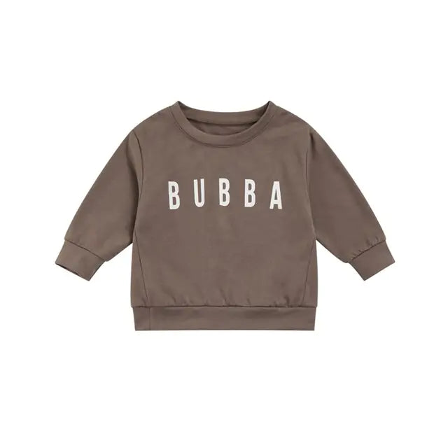 Bubba & Sis Cozy Print Pullover