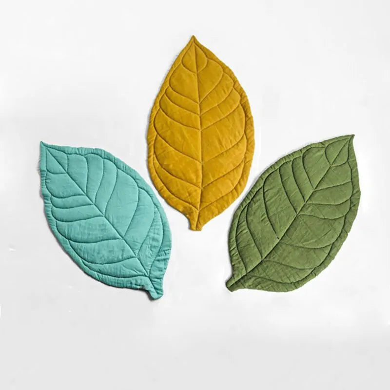 Leaf Shape Soft Crawling Play Mat for Baby