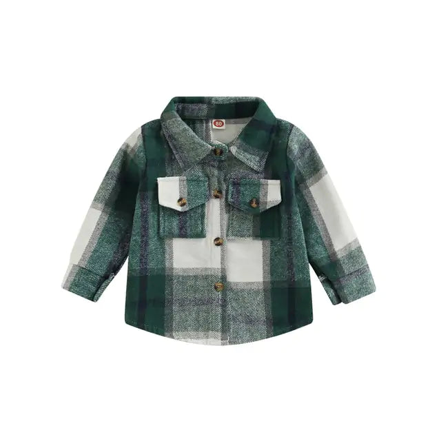 Toddler Classic Plaid Long Sleeve Shirt