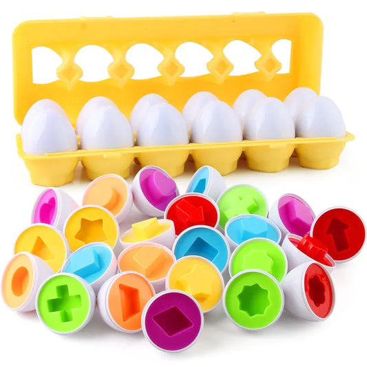 Montessori Egg Shape Matching Play Set