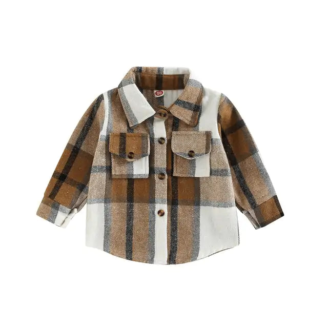 Toddler Classic Plaid Long Sleeve Shirt