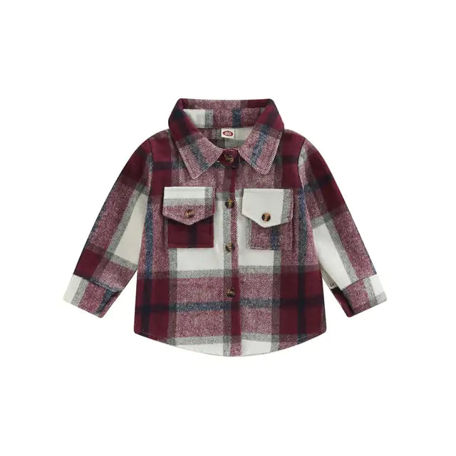 Toddler Classic Plaid Long Sleeve Shirt