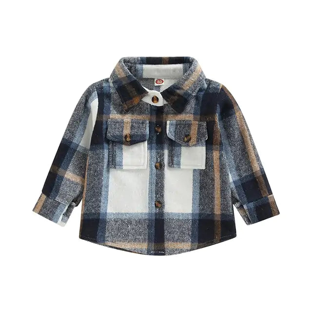 Toddler Classic Plaid Long Sleeve Shirt