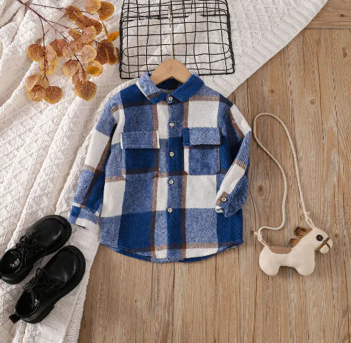 Toddler Classic Plaid Long Sleeve Shirt