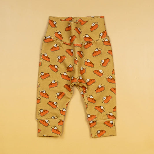 Pumpkin Pie Baby Leggings / Fall Thanksgiving Baby Leggings