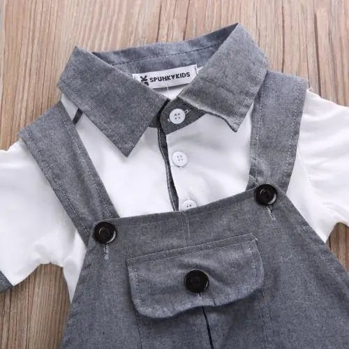 Baby Boy 2 Piece Romper Set