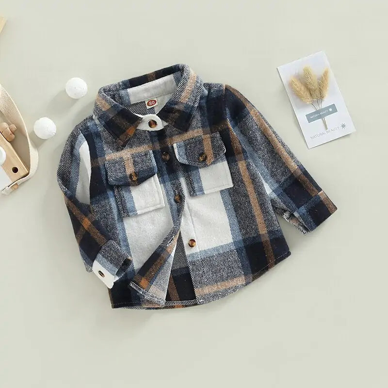 Toddler Classic Plaid Long Sleeve Shirt